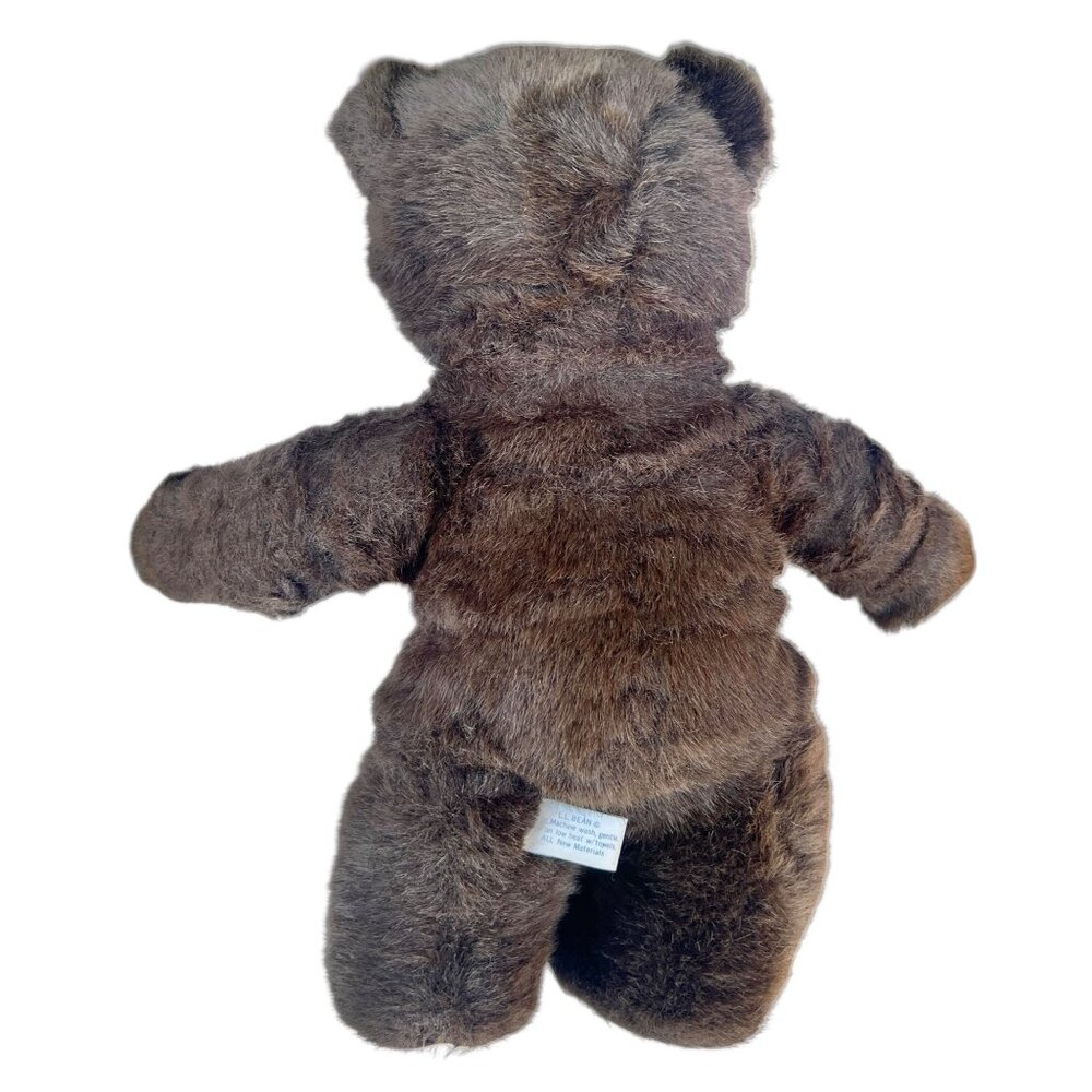 L.L. Bean Plush Bear 17" With Blue Fleece Jacket By Douglas Co Polyester Fibers - Picture 11 of 11